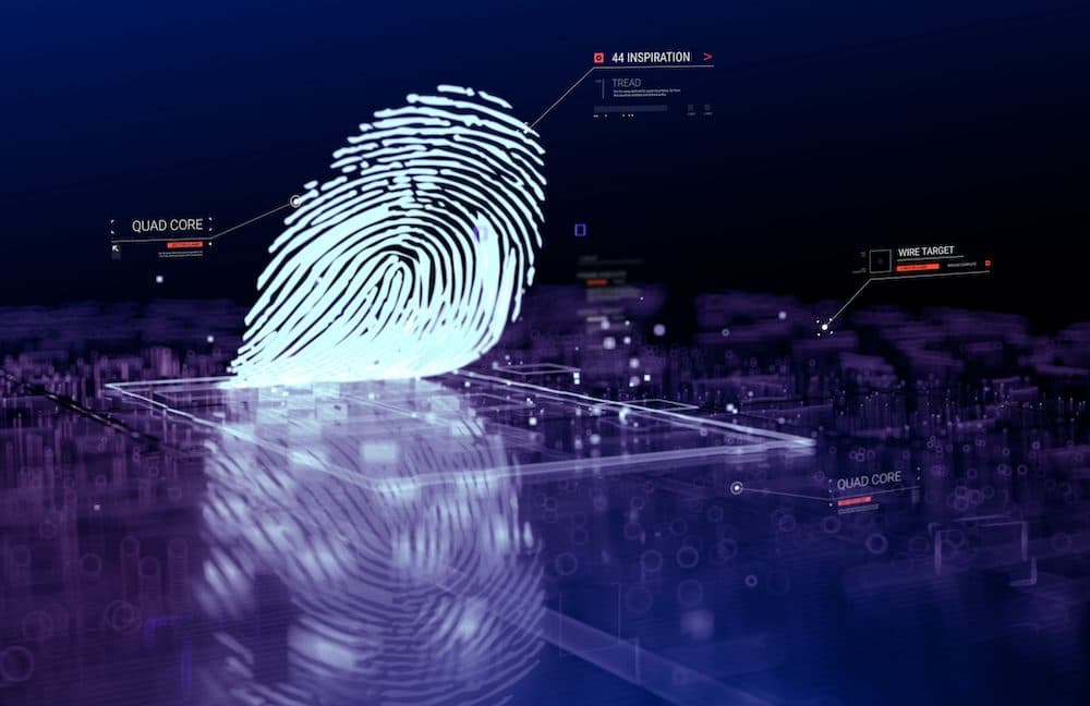 Abstract digital network visualization representing browser tracking and fingerprinting concepts
